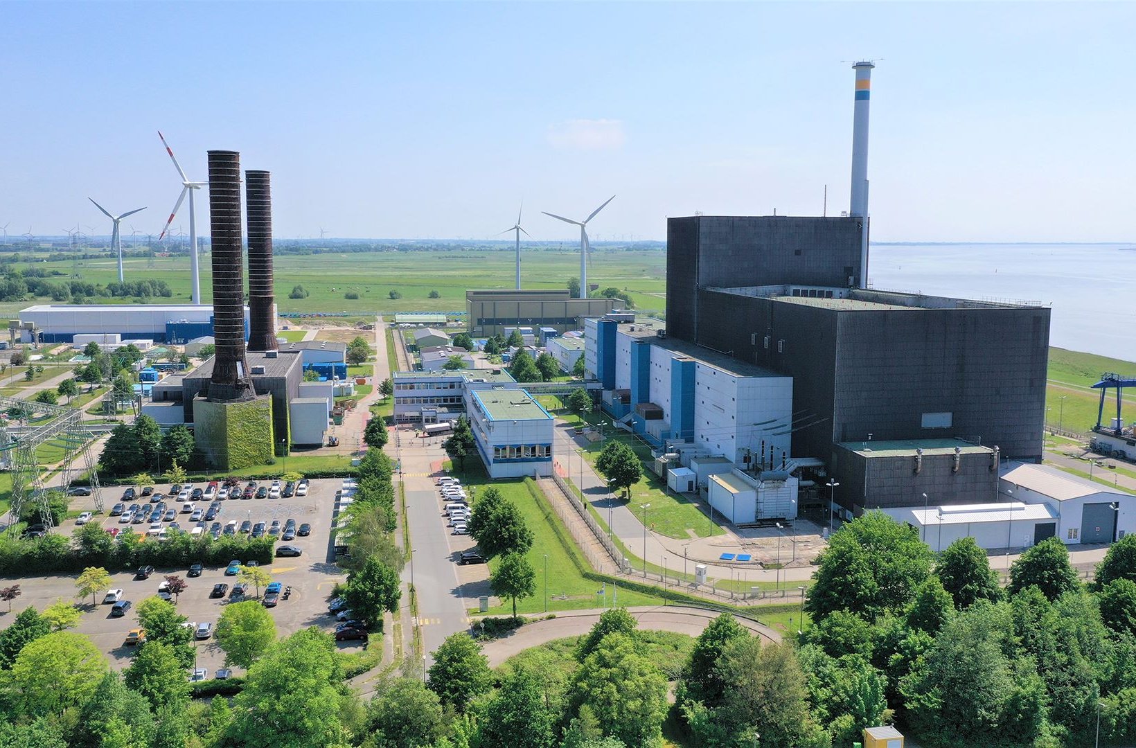Kernkraftwerk Brunsbüttel Juli 2021 mit LasmA