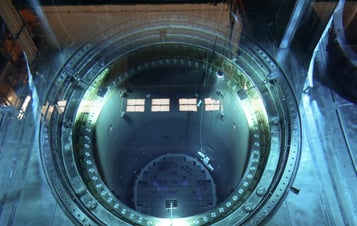 Reaktortank im Kernkraftwerk Forsmark. Reaktortank im Kernkraftwerk Forsmark.