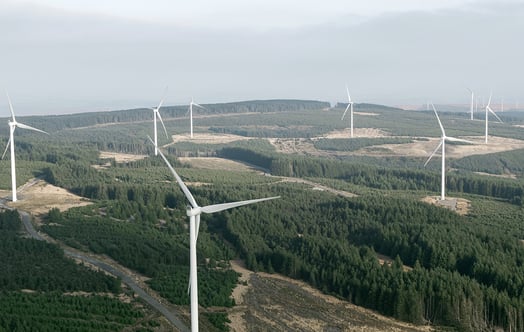 Windpark Pen y Cymoedd in Wales