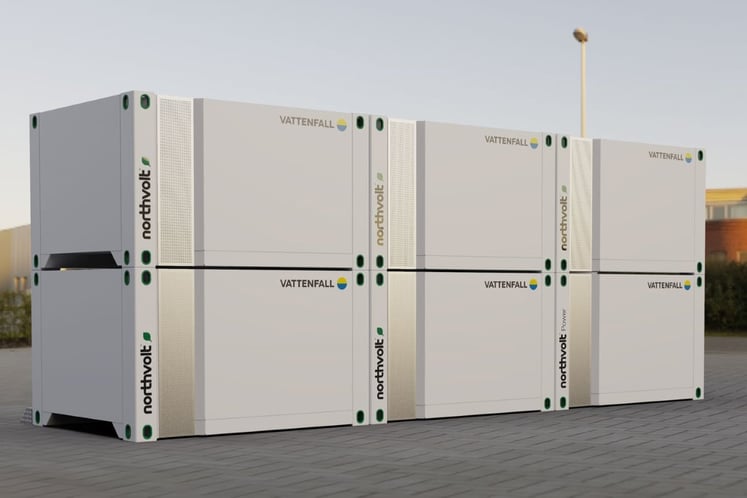   Modulares Batteriesystem des schwedischen Batteriehersteller Northvolt