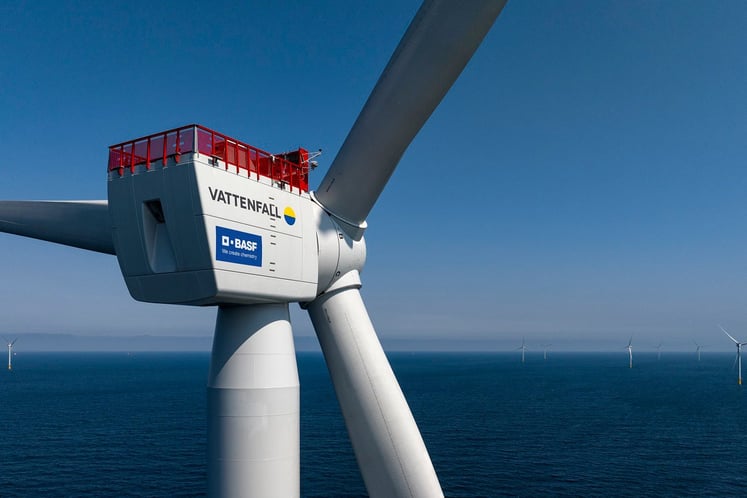 Windturbine im 1,5 GW Offshore-Windpark Hollandse Kust Zuid - Foto: M.Ibeler