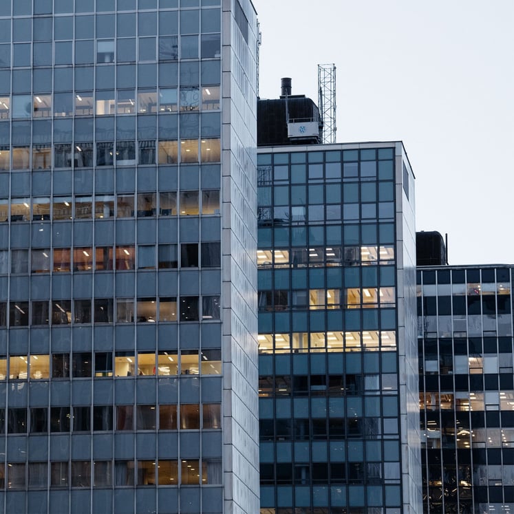 Hochhäuser in der Stockholm Innenstadt