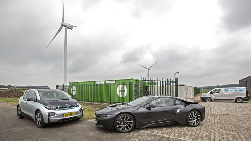 Batteriespeicher für Windpark