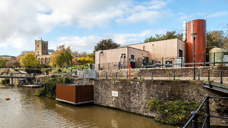 Vattenfalls 3-Megawatt-Hafen-Wasserwärmepumpe im Castle Park