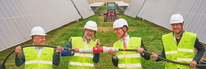 Inbetriebnahme des Agri-PV-Parks Tützpatz