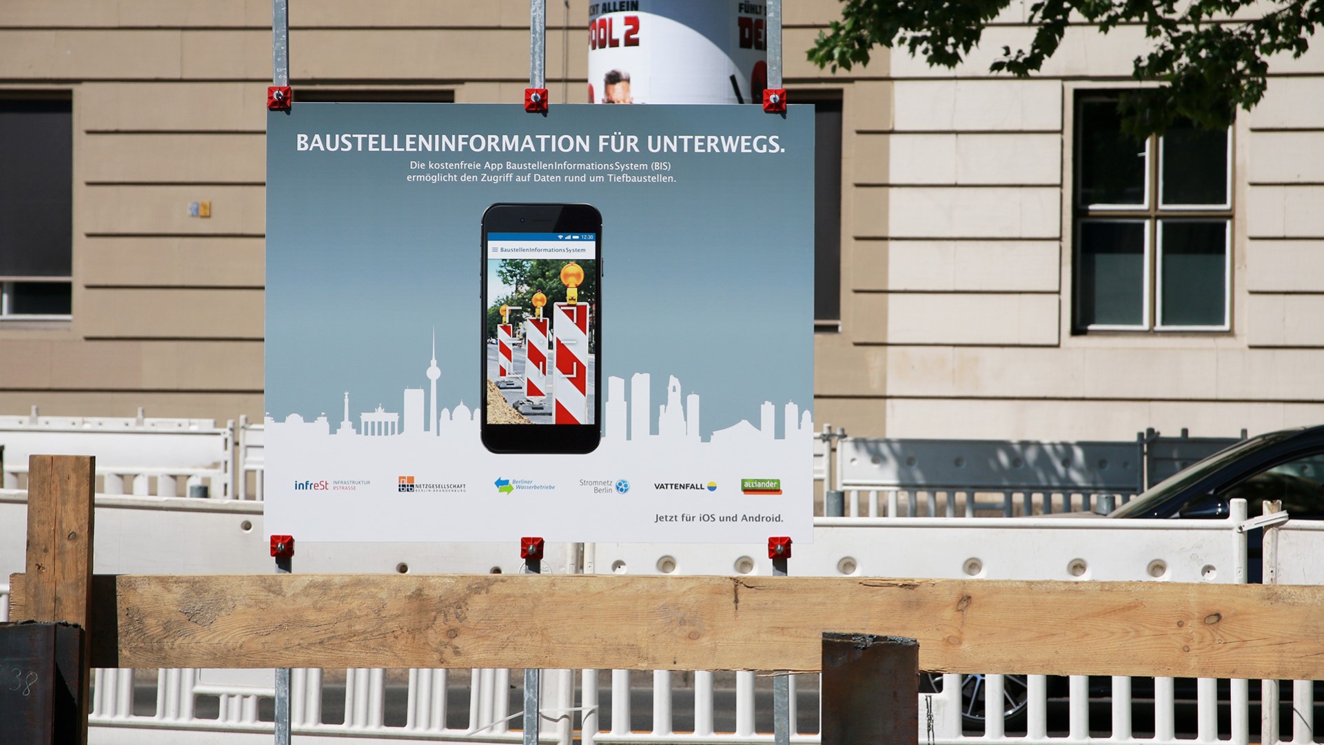 App für Info zu Berliner Baustellen