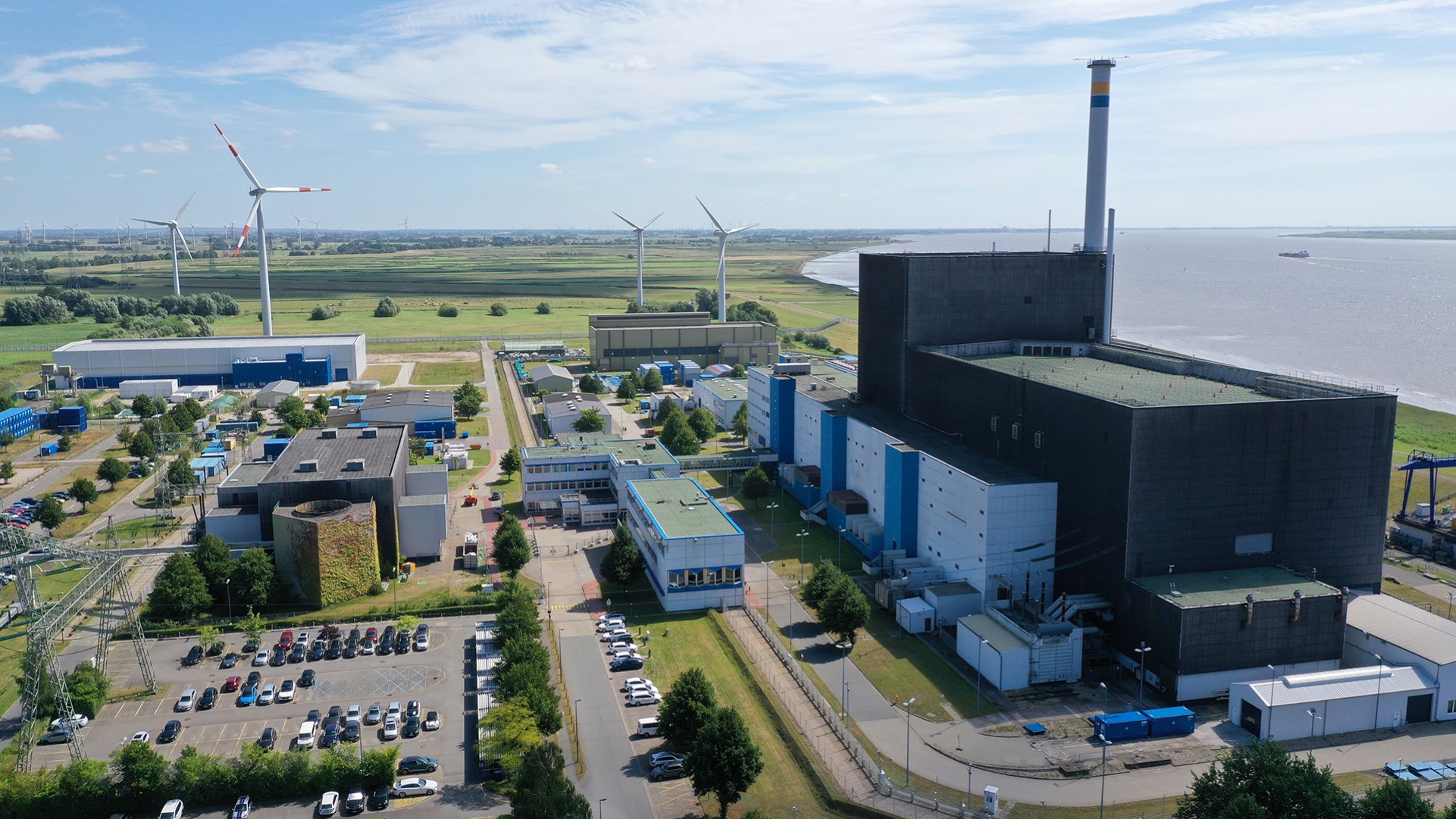 Lager für schwach- und mittelradioaktiven Abfall (LasmA) am Standort des Kernkraftwerkes Brunsbüttel