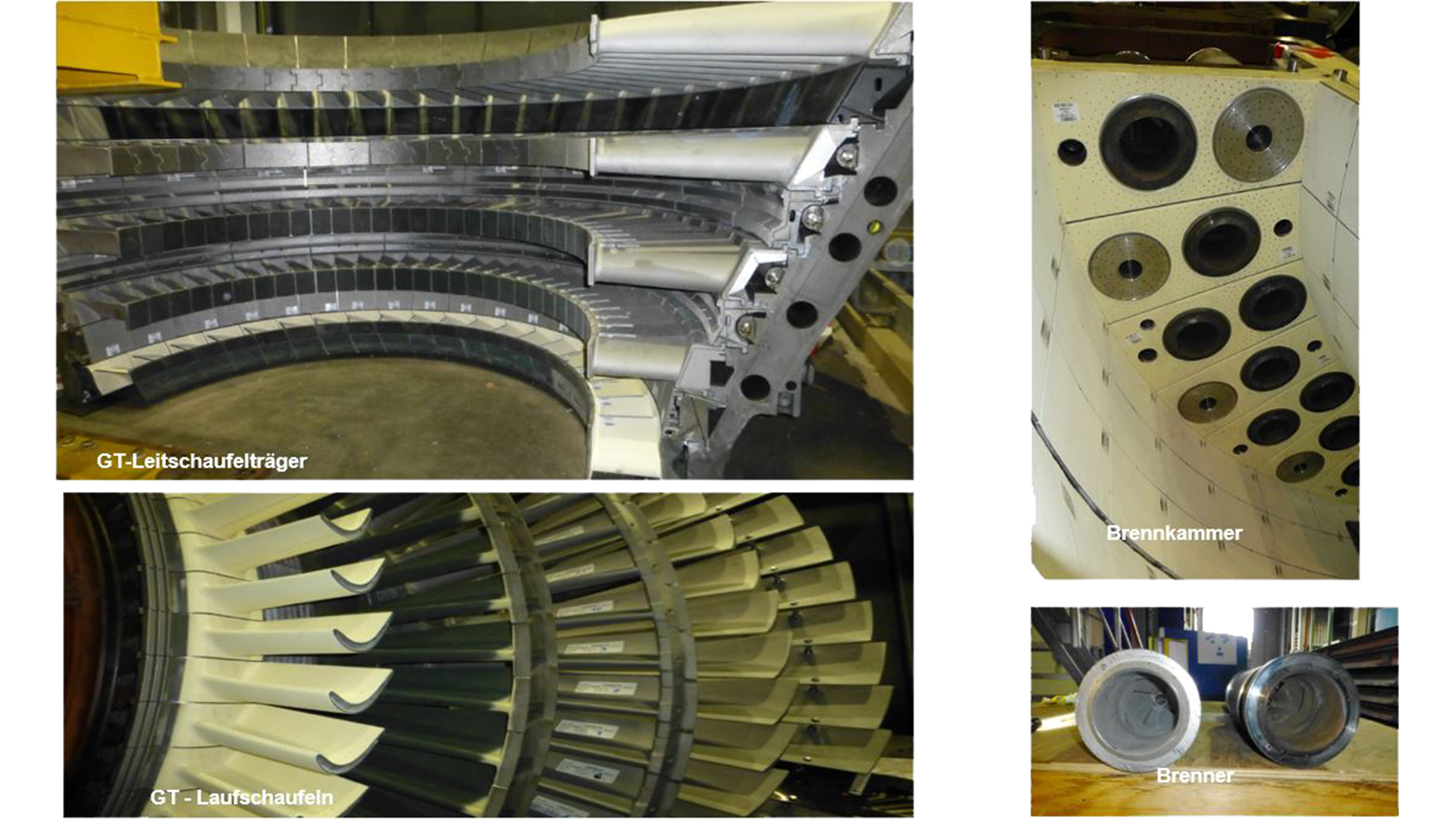 Mögliche Einsatzbereiche von SLM-Komponenten im Heißgasweg von Gasturbinen