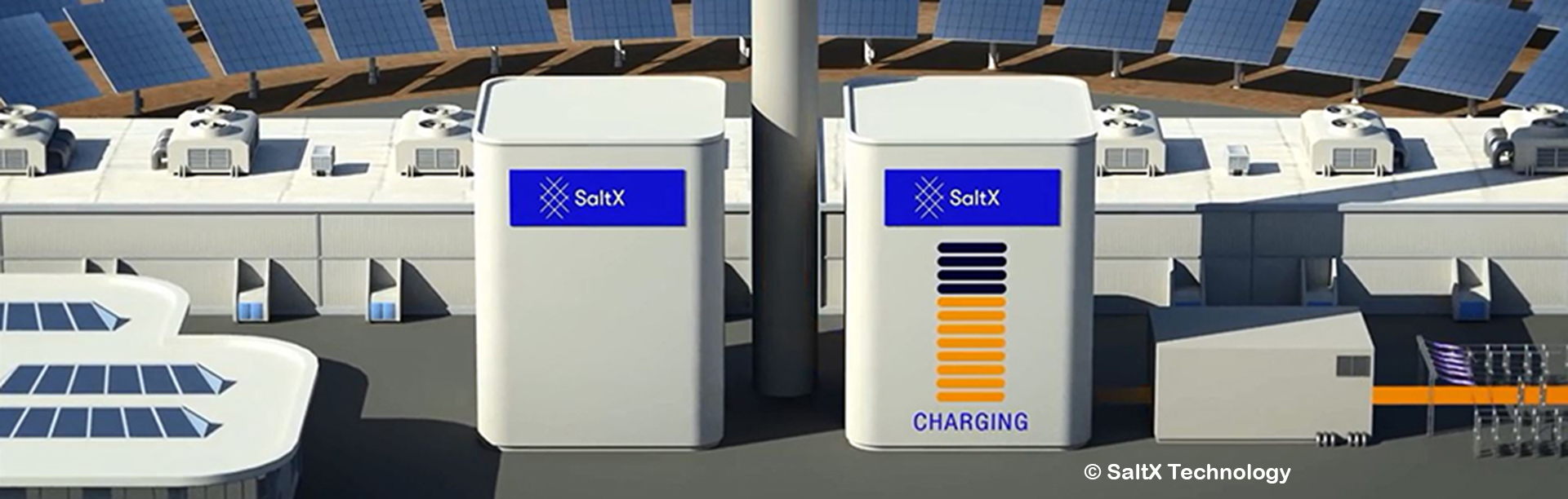 Modell der SaltX Energiespeicher-Technologie