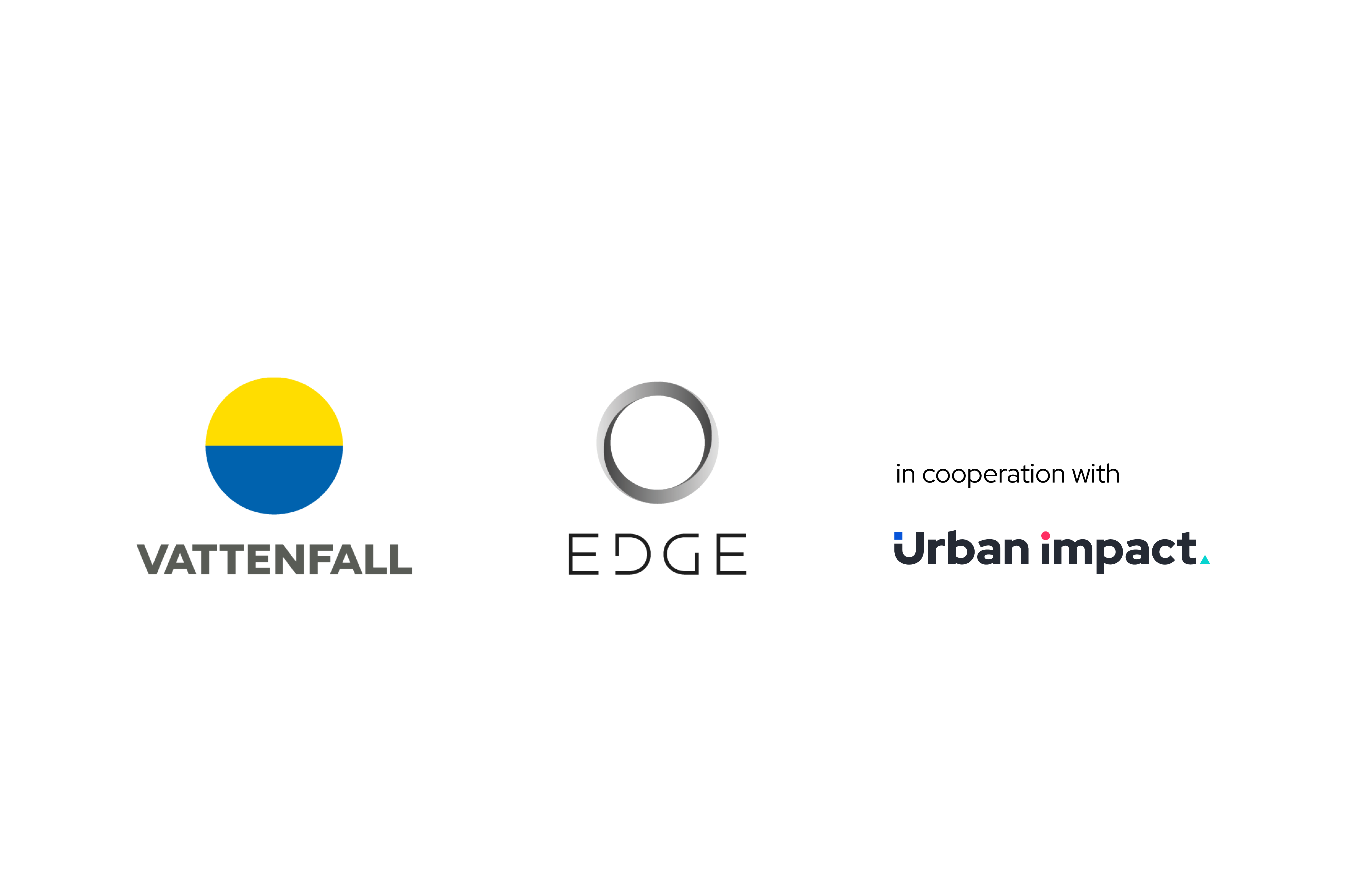 Logokomposition Vattenfall Edge Urban