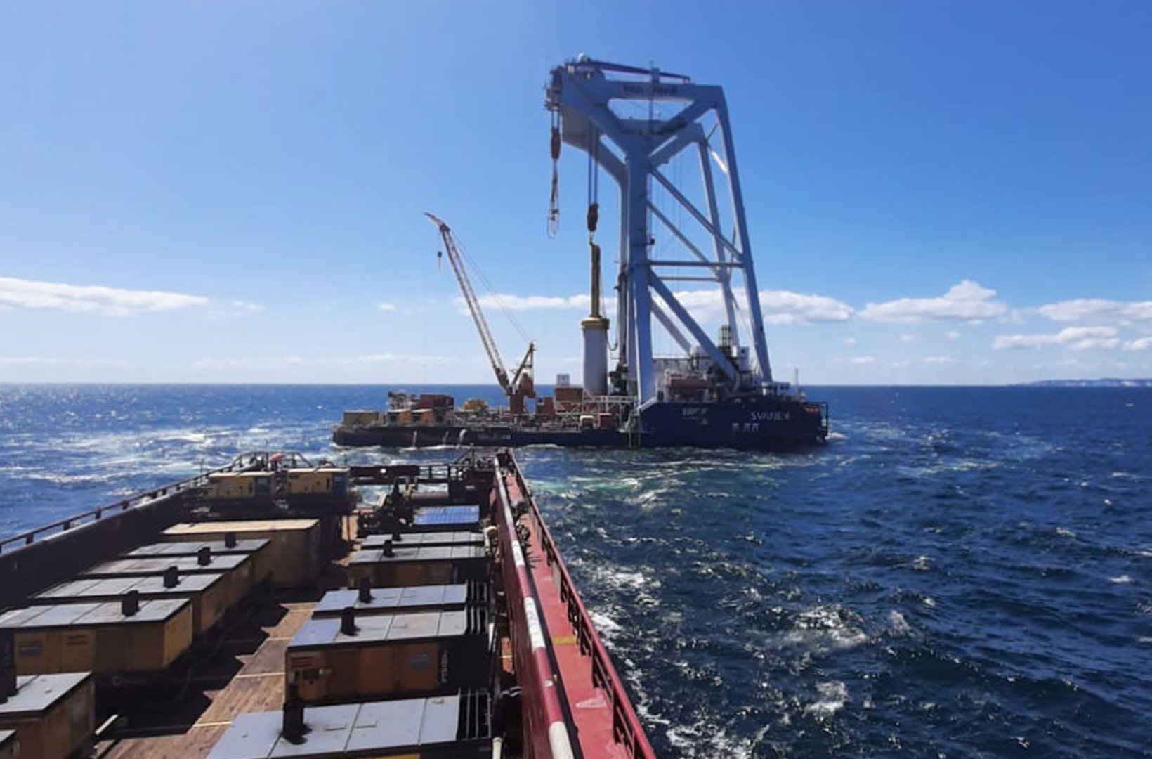 Installationsfartøj Svanen, foto Van Oord