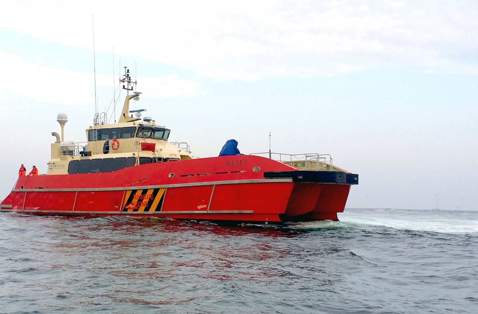 Katamaranen M/S Kem I. Foto: KEM Offshore