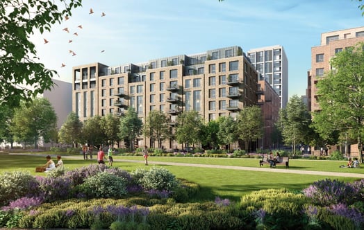 Brent Cross South - computergenereret billede. Foto: Argent Relateret