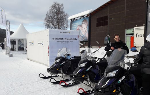 Kæmpebatteriet til at oplade biler og elscootere