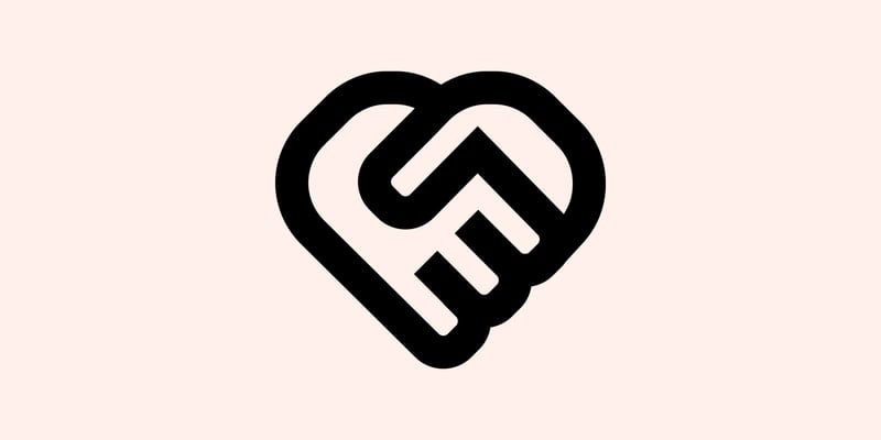 Håndtryk-symbol Håndtryk-symbol