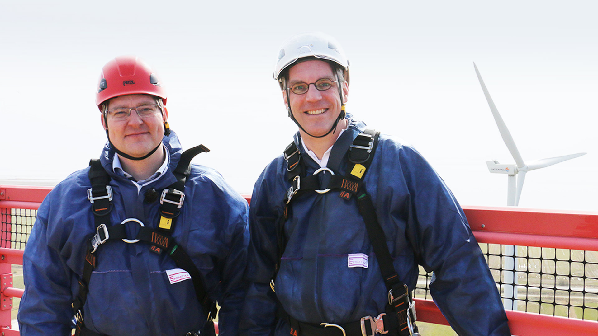 Energiministeren Rasmus Helveg Petersen og Gunnar Groebler, head of BA Wind, Vattenfall