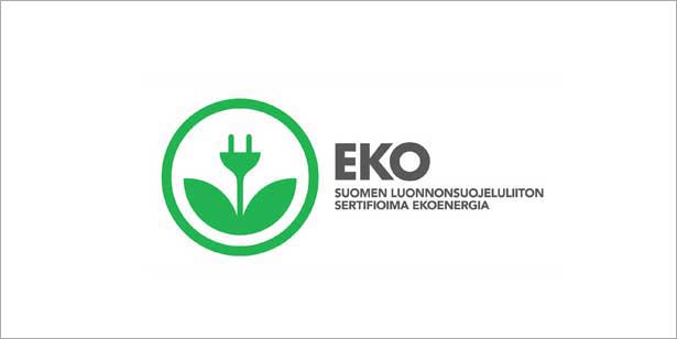Logo - Suomen luonnonsuojeluliiton sertifioima ekoenergia