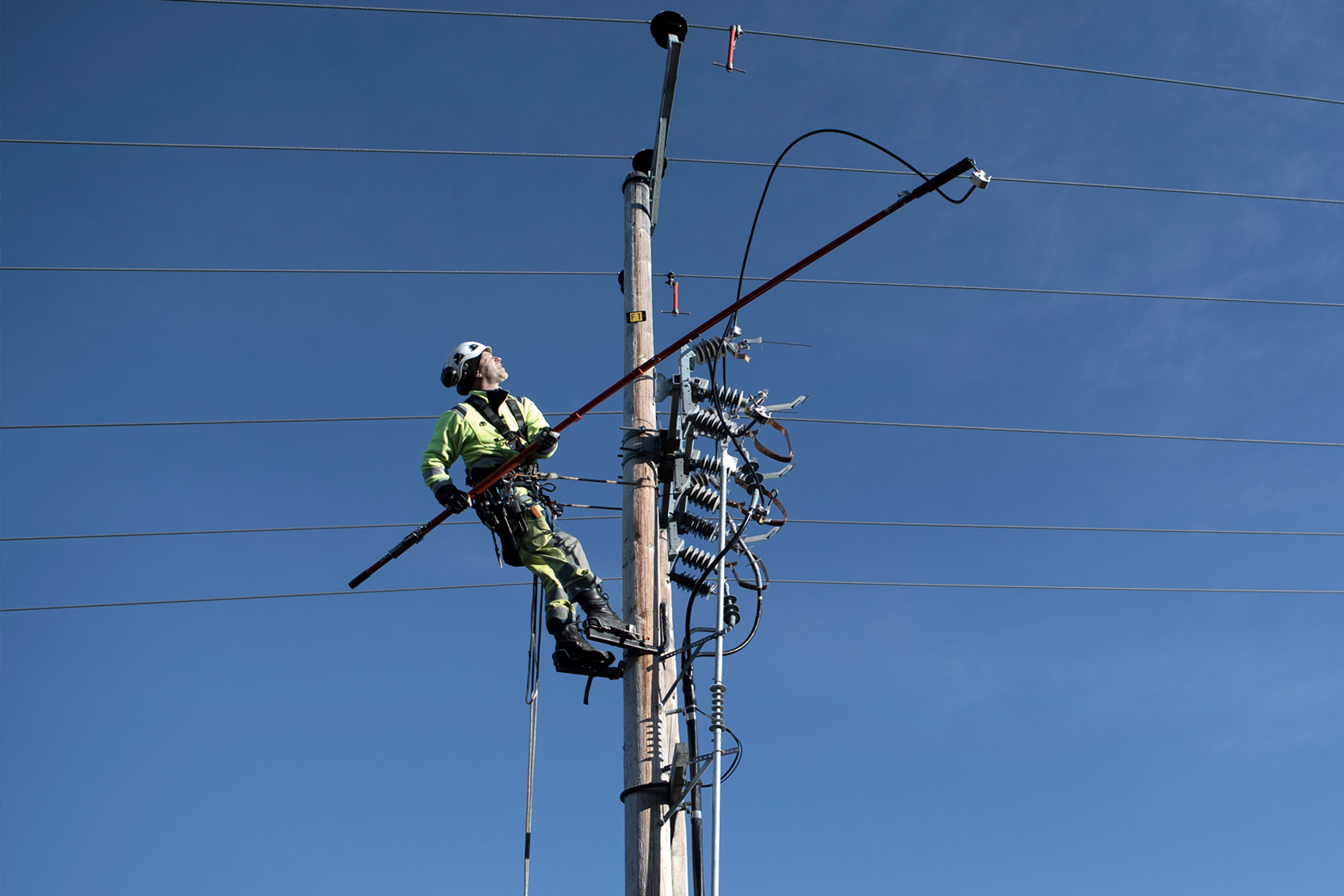 Työntekijä Vattenfallilla Työntekijä Vattenfallilla