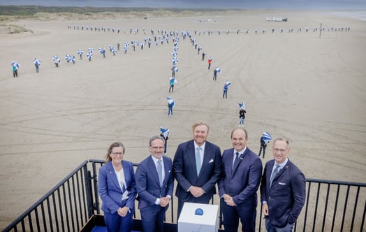 Inauguration du parc éolien en mer Hollandse Kust Zuid