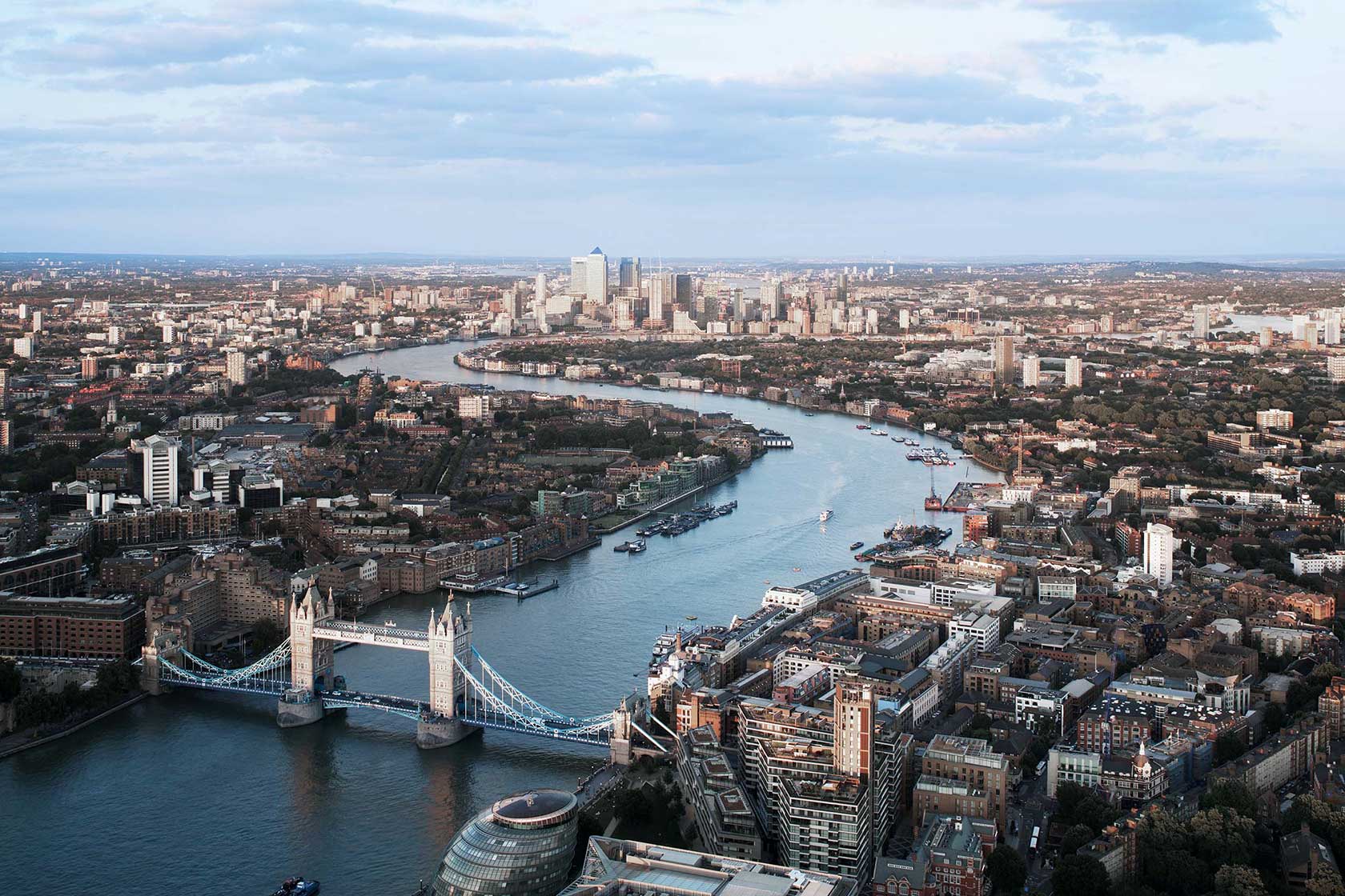 Vue panoramique de Londres