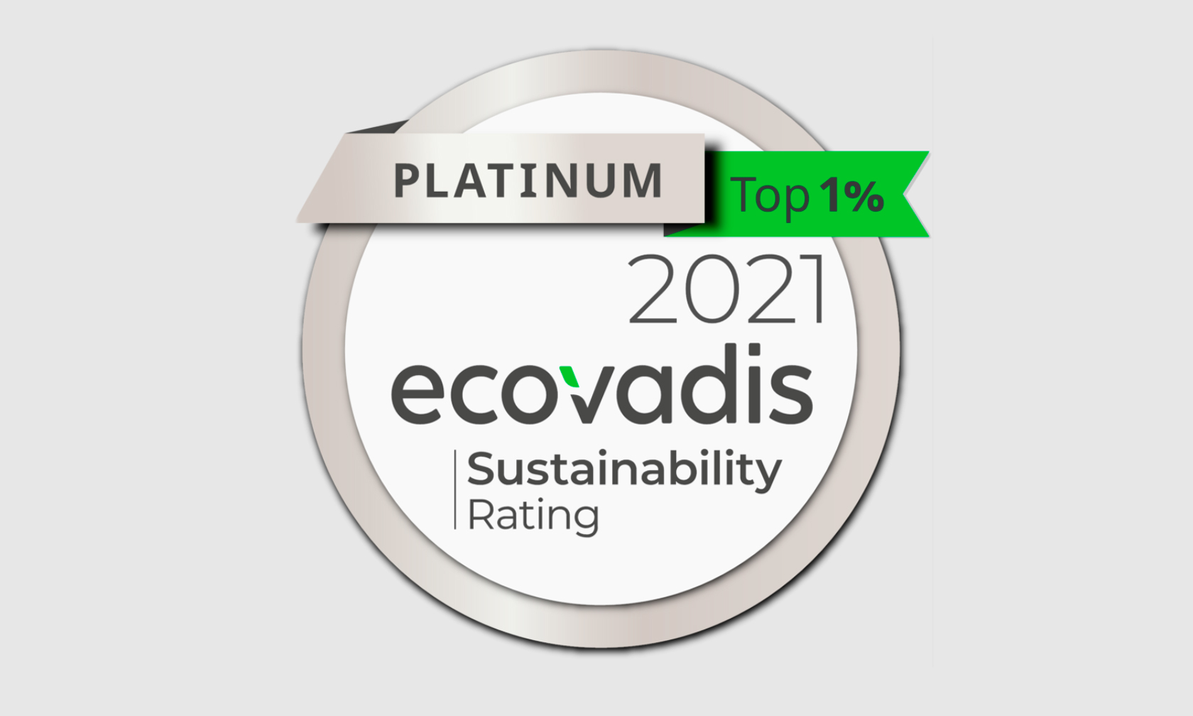 Ecovadis Platinum logo Ecovadis Platinum logo