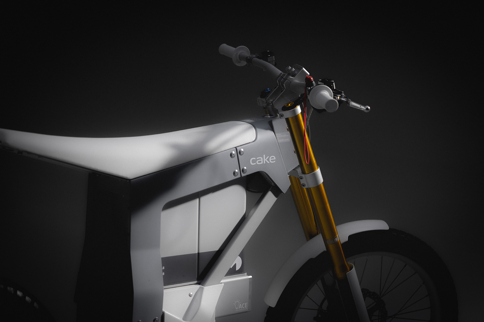 Electric bike from the side