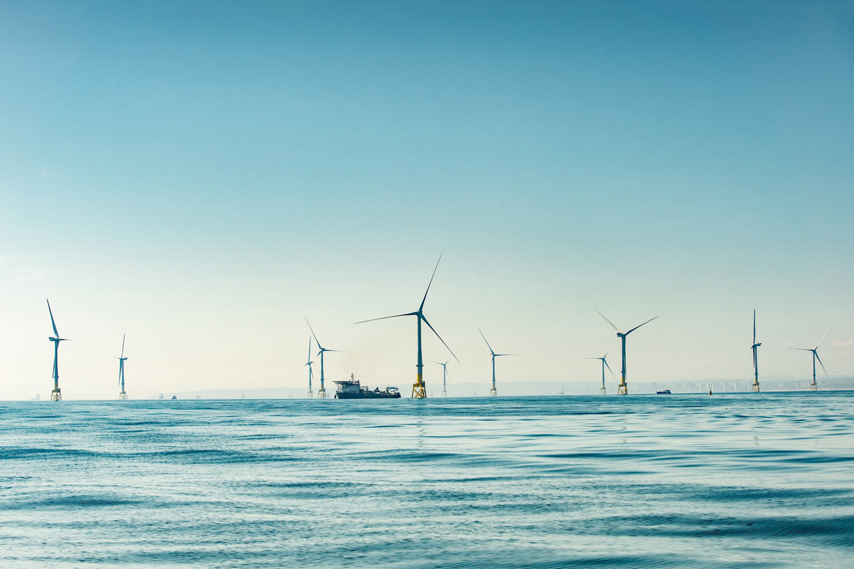 Offshore wind turbines in Scotland