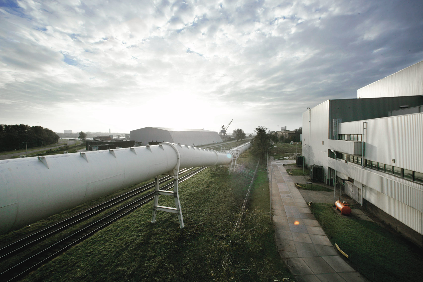 Exterior view of Velsen gas plant