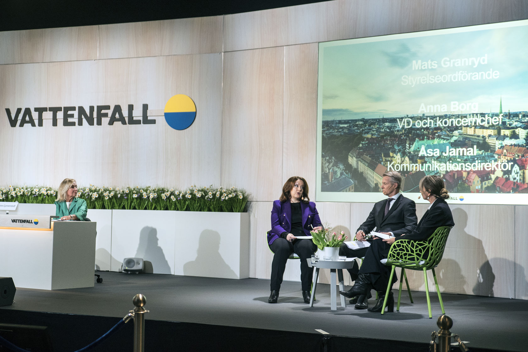 Members of the Board of Directors and Group management at the Vattenfall AGM 2024
