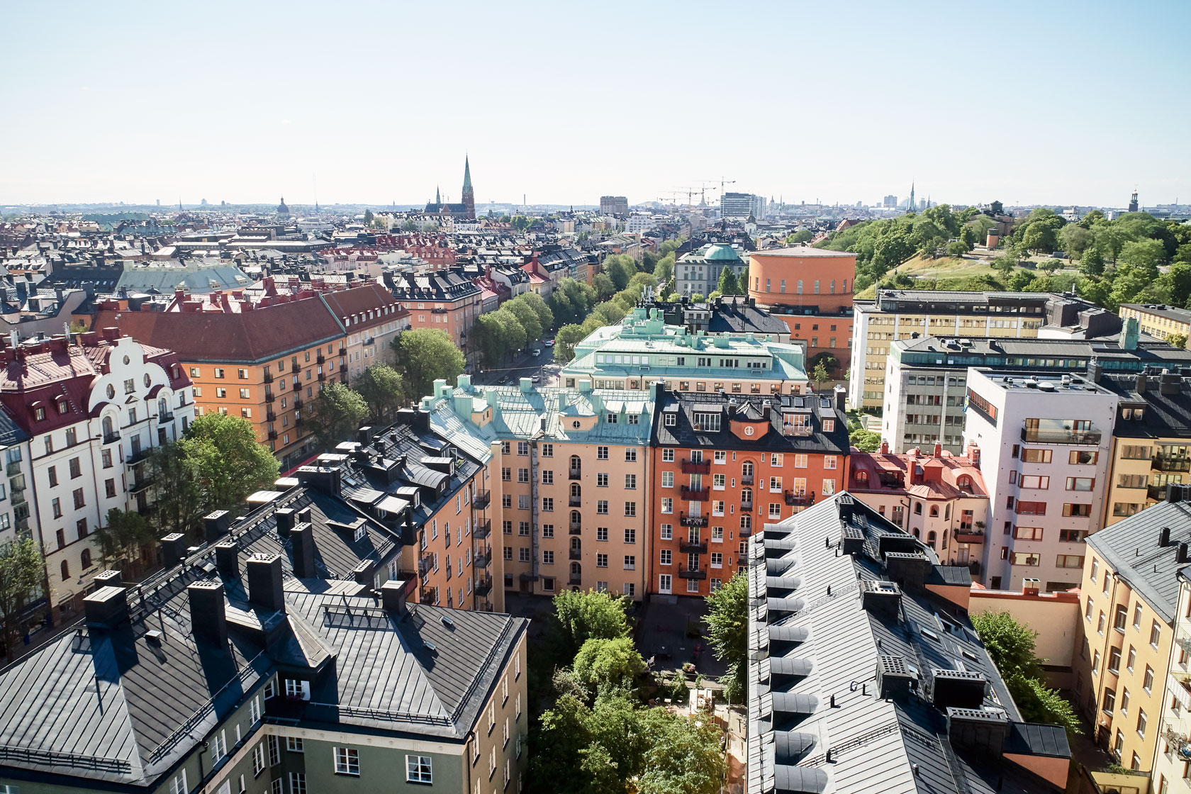 Multistory buildings in Stockholm