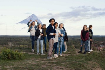 Kinderen op een heuvel Kinderen op een heuvel
