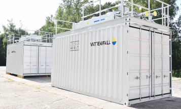 Container med datacenter