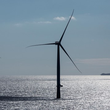 Wind turbine in offshore wind farm DanTysk
