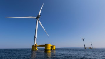 Floating wind turbines. Photo: GettyImages