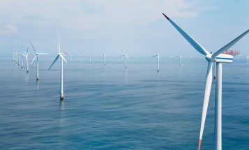 The Horns rev wind farm in Denmark