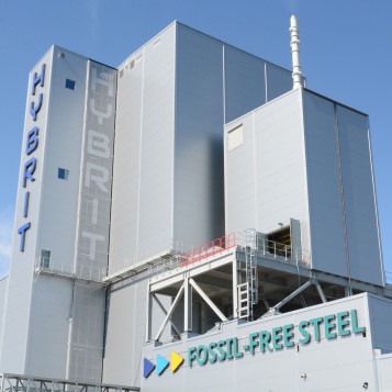 Exterior view of the HYBRIT test facility