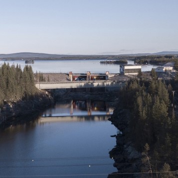 Akkats vattenkraftverk, Sverige