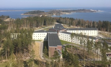 View of staff accommodation Igelgrundet at Forsmark View of staff accommodation Igelgrundet at Forsmark