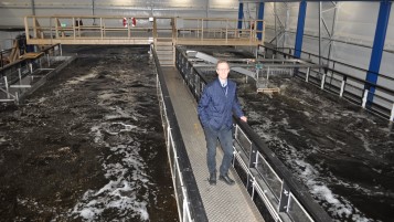 Vattenfall R&D test facility for studying the behaviour of fish in running water 