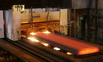 Ståltillverkning på en av SSAB:s fabriker. Foto: SSAB