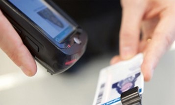 Scanning av passerkort