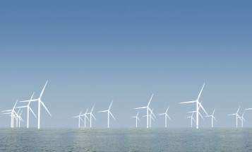 En havsbaserad vindkraftspark