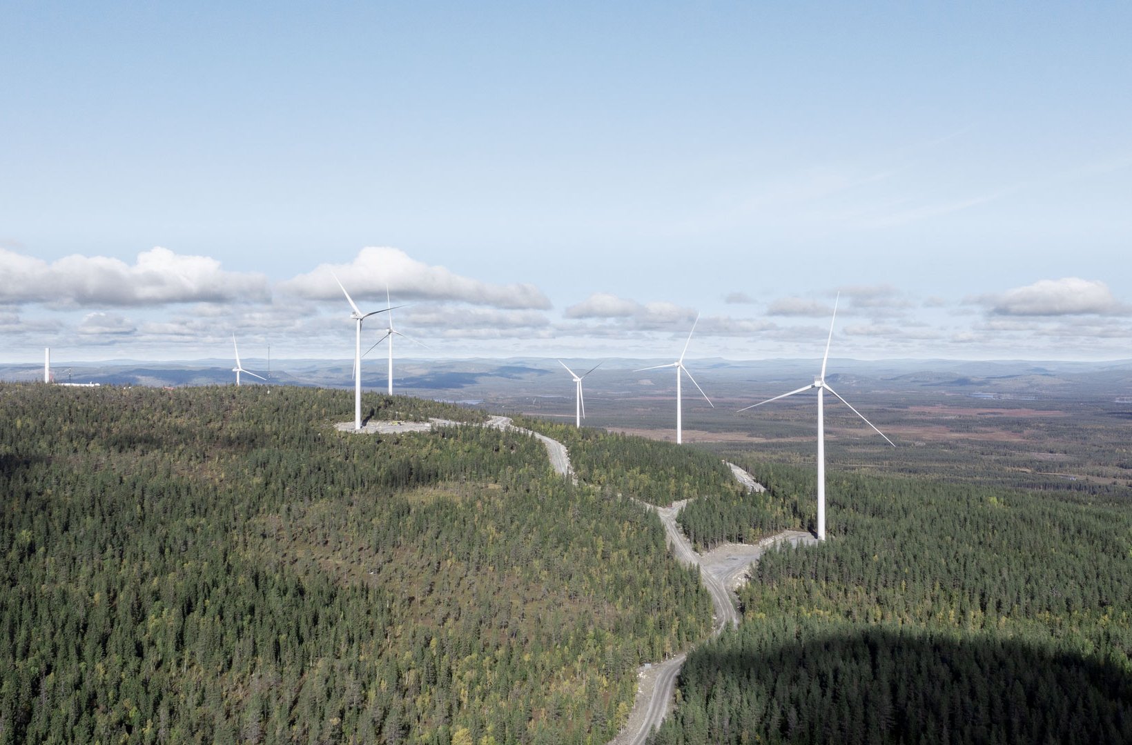 Zweeds windpark Blakliden Fäbodberget 