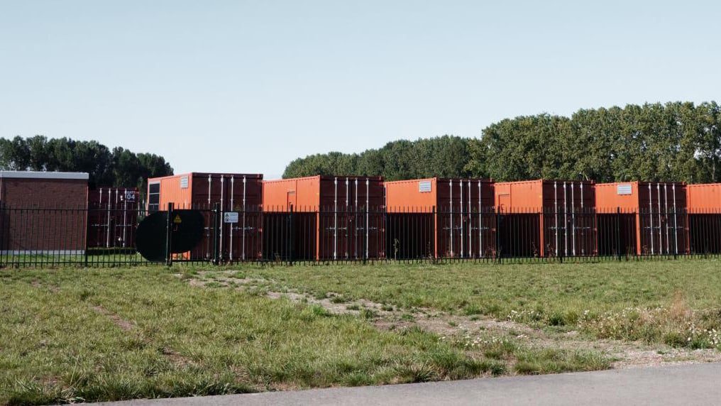 Batterijopslag bij Haringvliet Energypark van Vattenfall