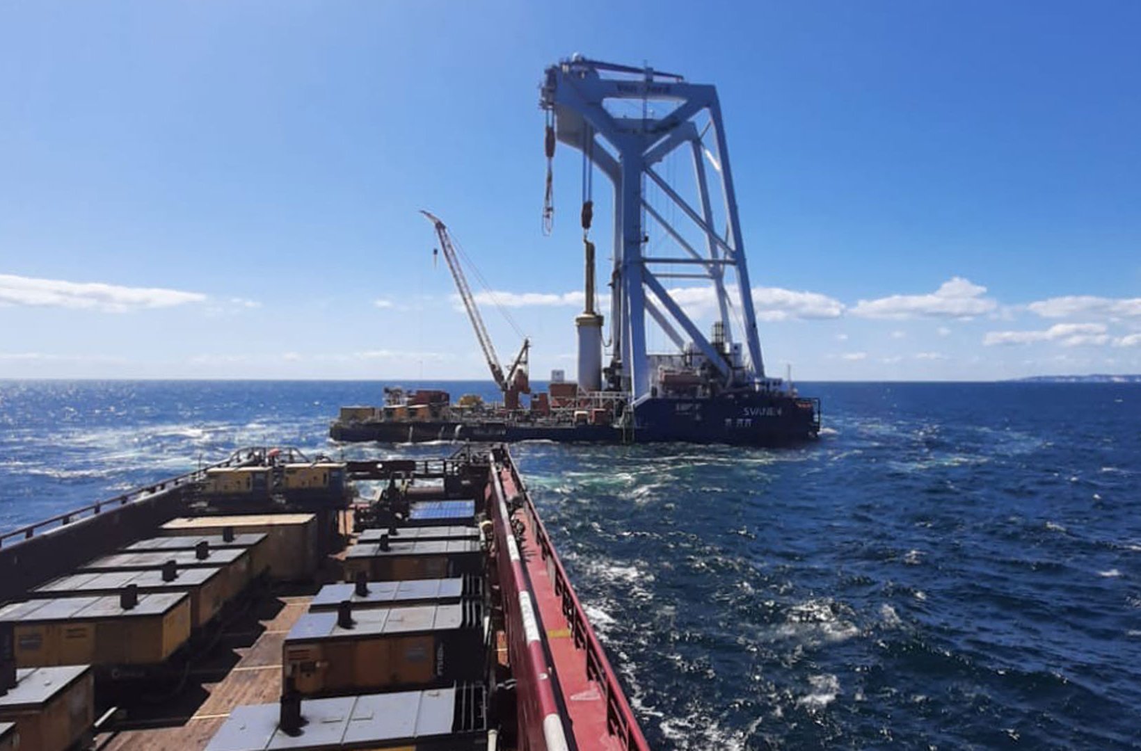 Installationsfartyg Svanen, foto Van Oord