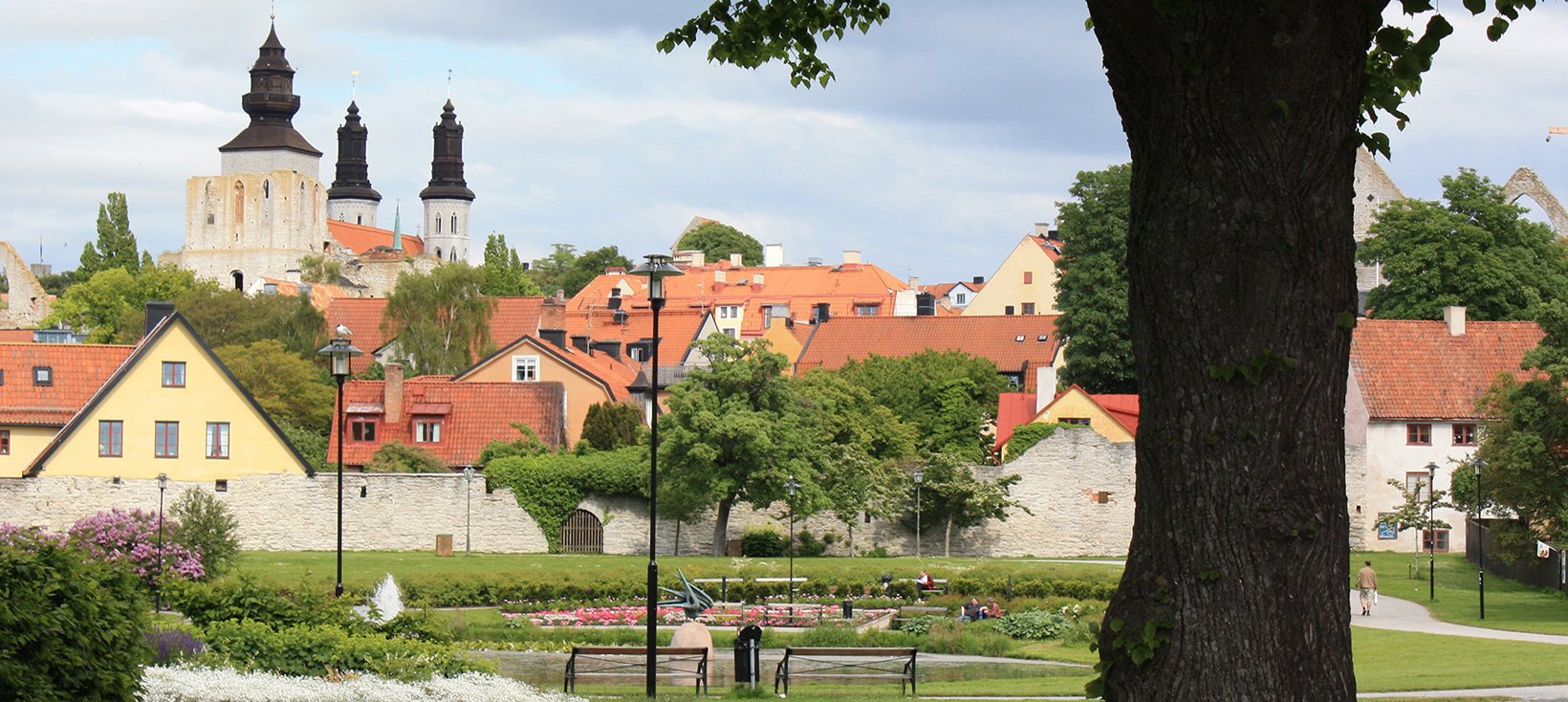 Almedalen i Visby