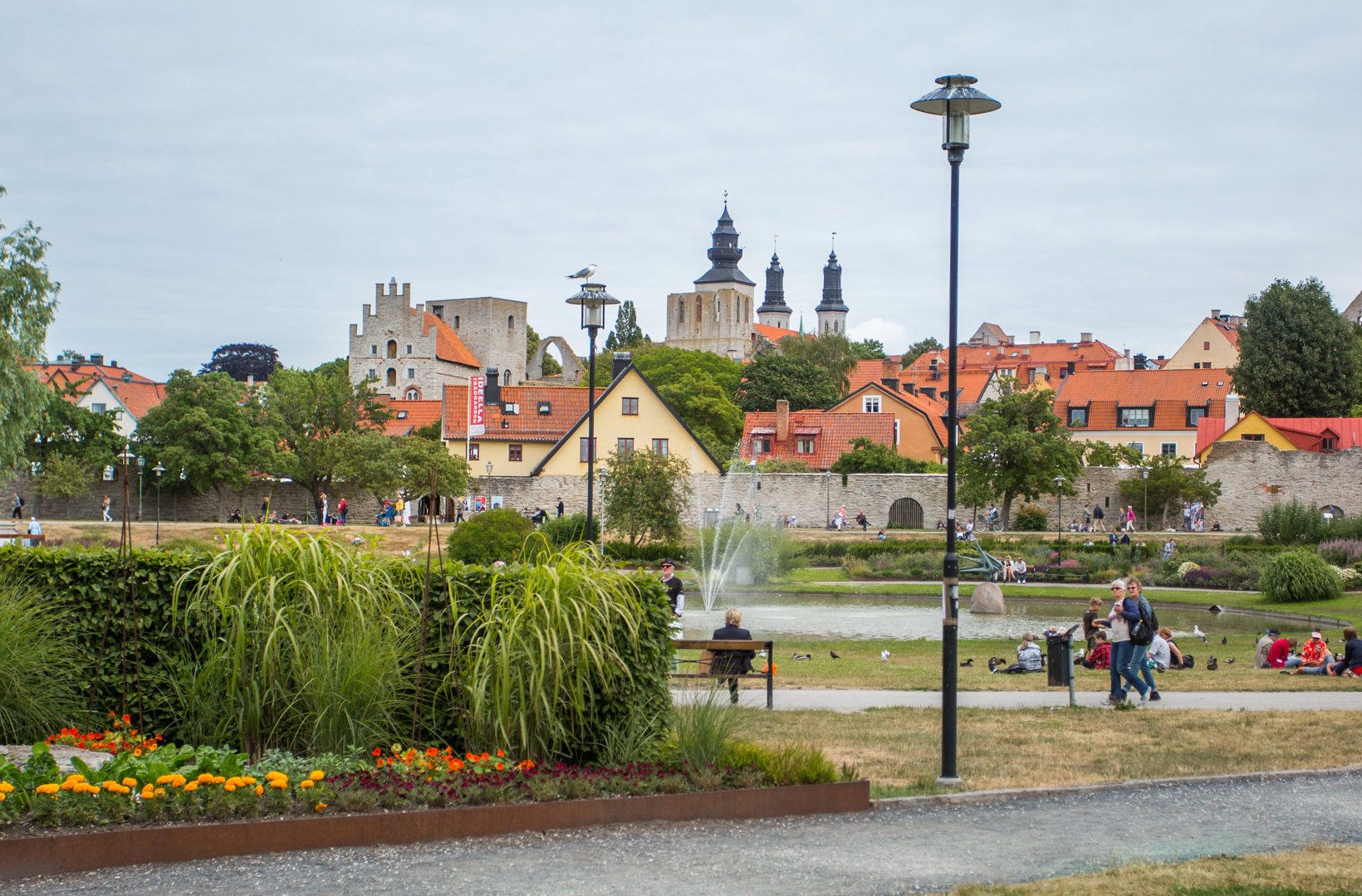 Almedalen i Visby