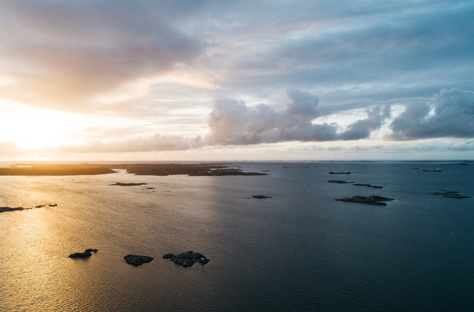 Soluppgång i skärgården