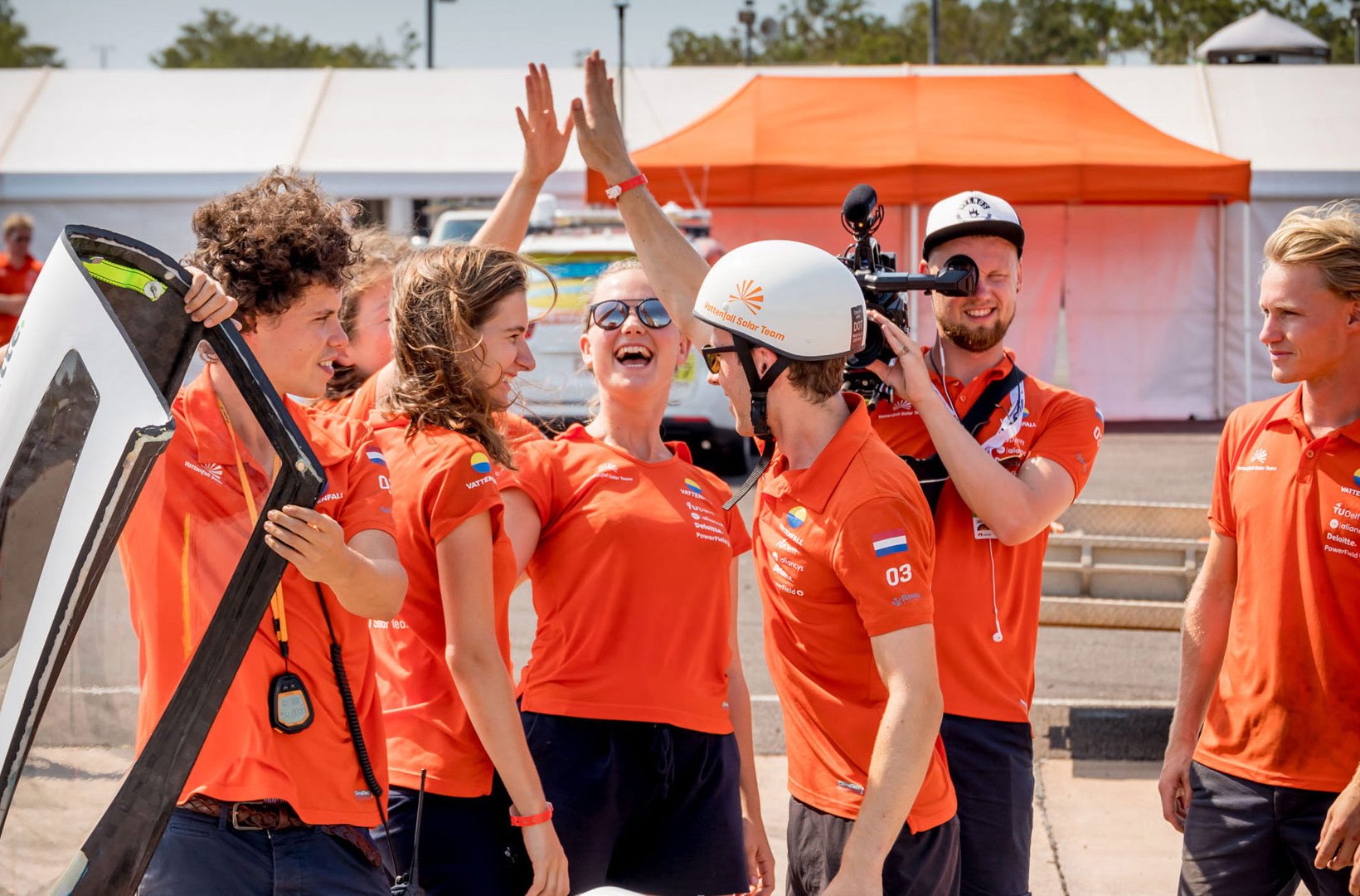 Medlemmar i Vattenfall Solar Team