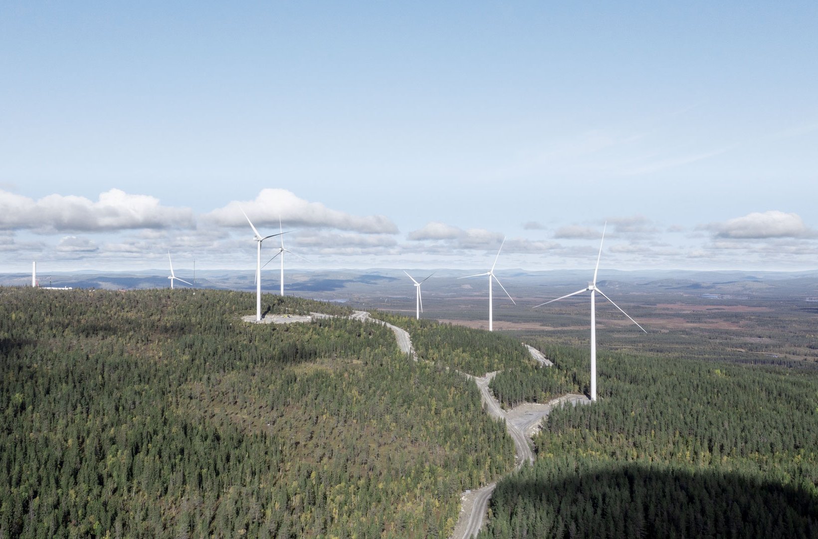 Blakliden Fäbodberget, Vattenfalls hittills största landbaserade vindkraftspark